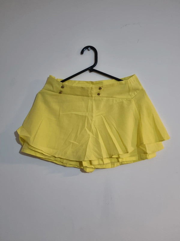 WOMENS MEDIUM YELLOW SKIRT