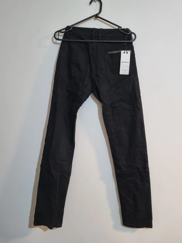 29INCH BLACK STRAIGHT CUT JEANS