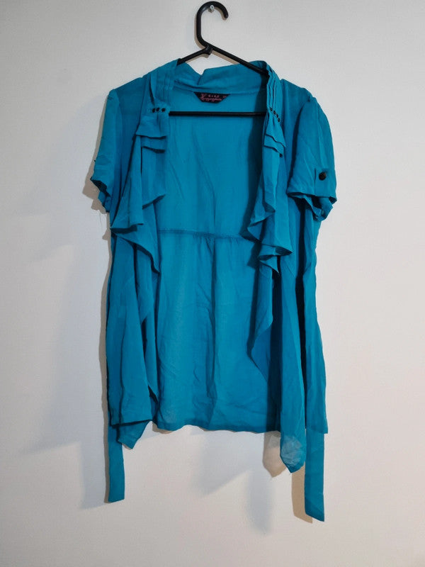 XXL WOMENS BLUE BLOUSE