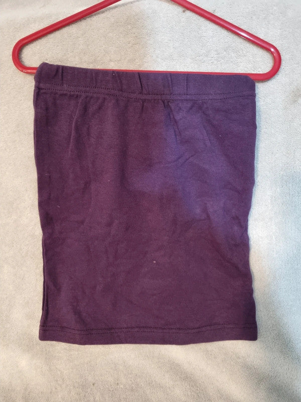 SMALL PURPLE PLAIN SKIRT