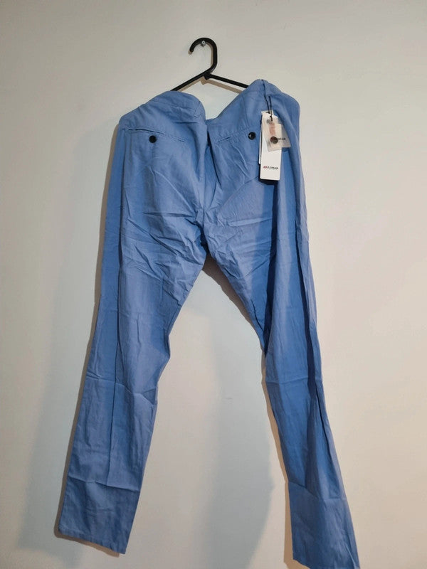 33INCH BLUE CASUAL TROUSERS