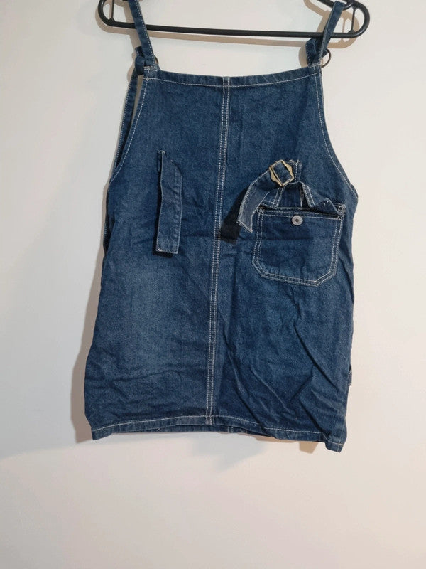 WOMENS SMALL BLUE DENIM DUNGEREE