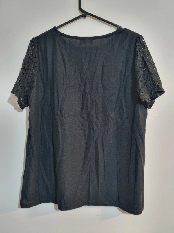 3XL BLACK RAFITAR WOMENS TOP
