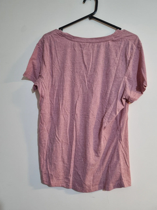 WOMENS LARGE LIGHT PURPLE AERO T-SHIRT