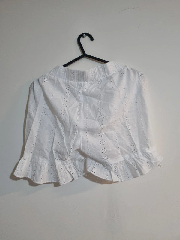 WOMENS MEDIUM WHITE DOROTHY PERKINS SHORTS