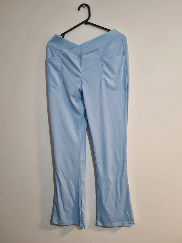 WOMENS XL BLUE JOGGER STYLE BOTTOMS