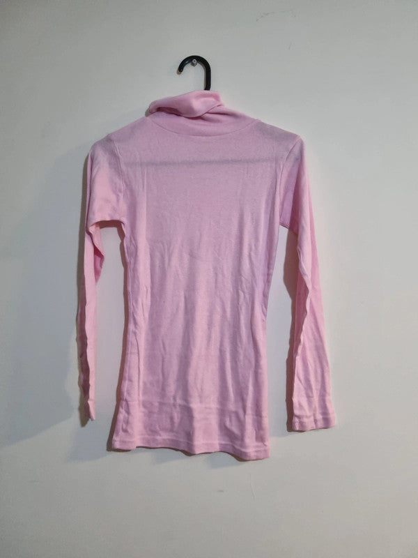 WOMENS SIZE 6 PINK LONG SLEEVED ANORAK TOP