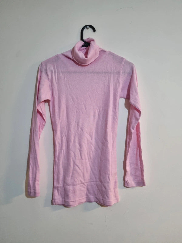 WOMENS SIZE 6 PINK LONG SLEEVED ANORAK TOP