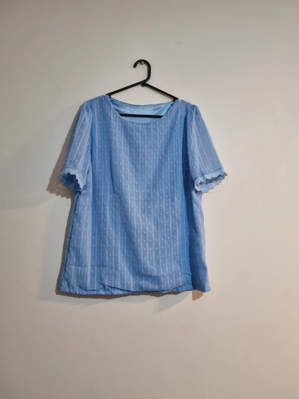 2XL BLUE BLOUSE