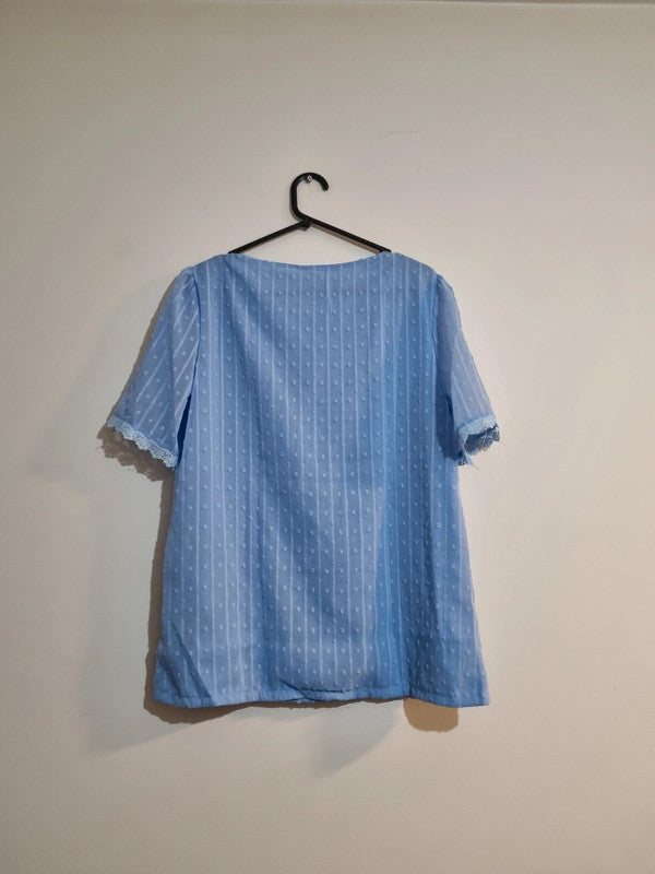 2XL BLUE BLOUSE