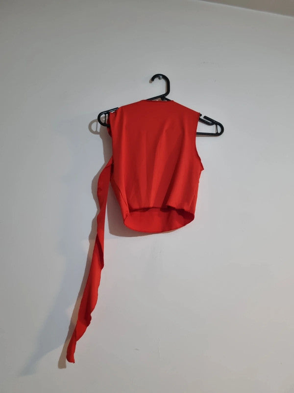 SMALL RED TOP AND SKIRT SET