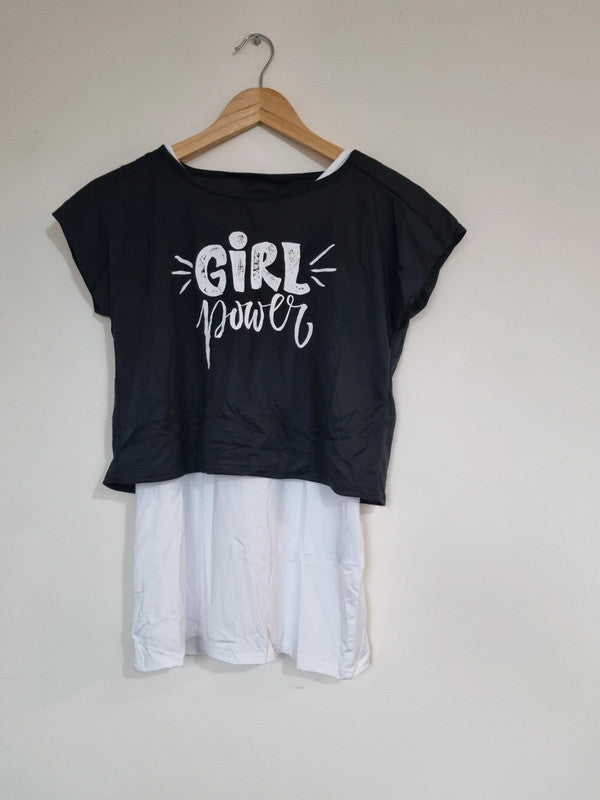 10-14 YR OLD GIRL POWER T-SHIRT