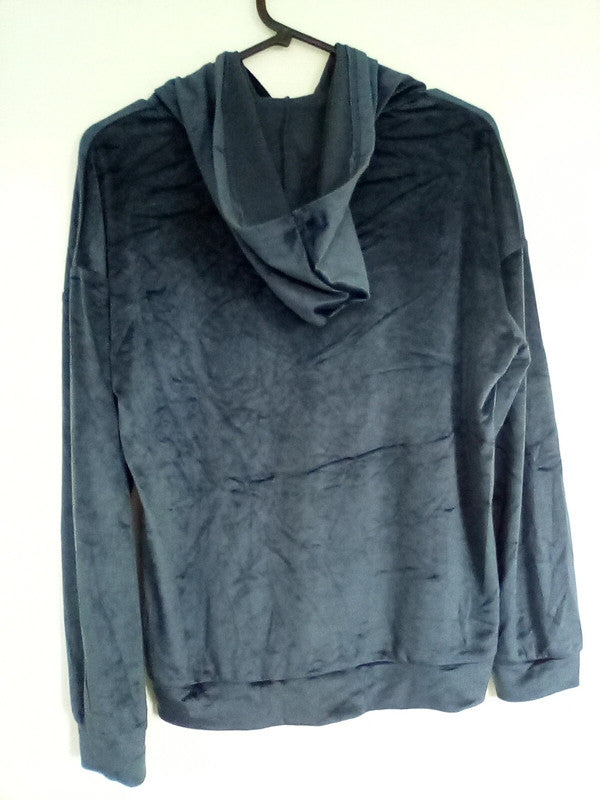 WOMENS DARK BLUE STARS AND MOONS HOODIE AND JOGGERS SET