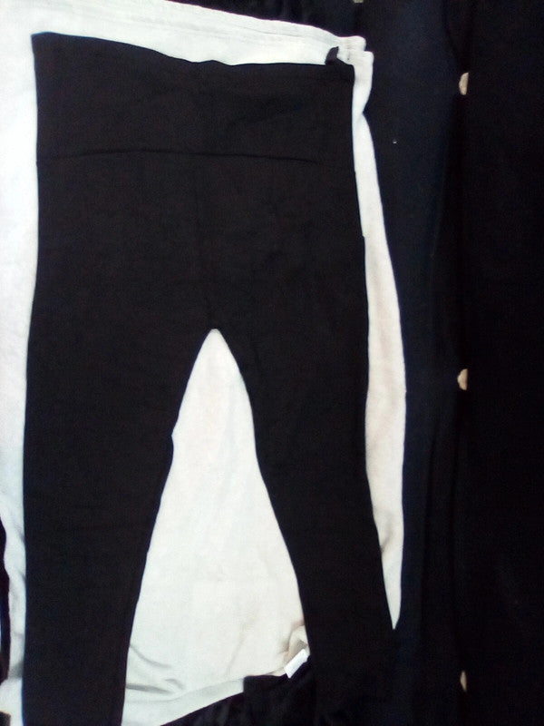 SIZE 12 BLACK MATERNITY TROUSERS (1999)