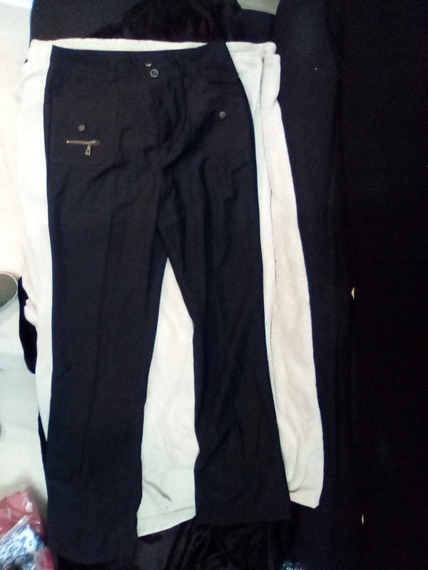 women's small black smart trousers