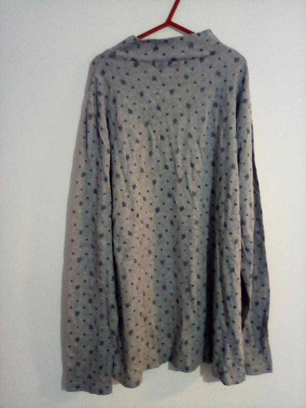 WOMENS LARGE LONG-SLEEVED FLEECE TOP