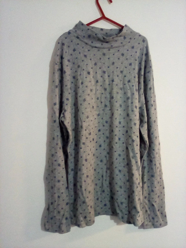 WOMENS LARGE LONG-SLEEVED FLEECE TOP