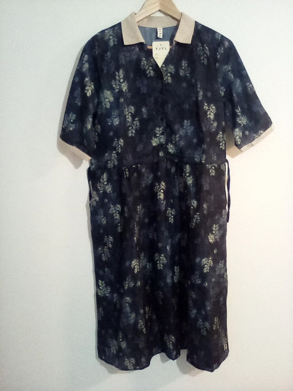 XL DARK FLORAL DRESS