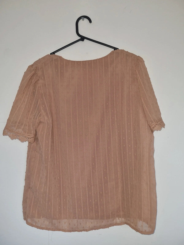 XL WOMENS TERRACOTTA TOP