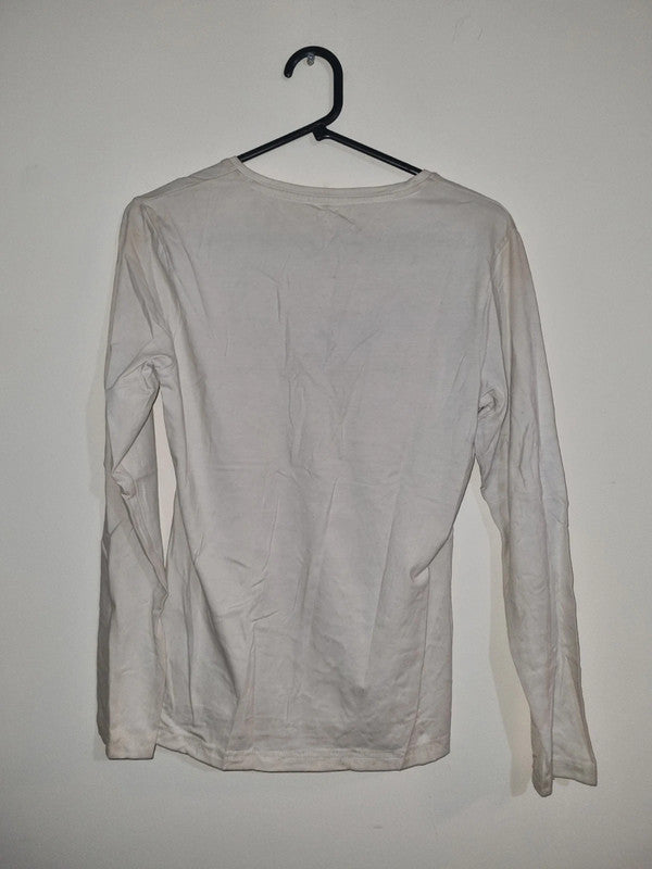LARGE ADULT BEIGE LONG-SLEEVED T-SHIRT