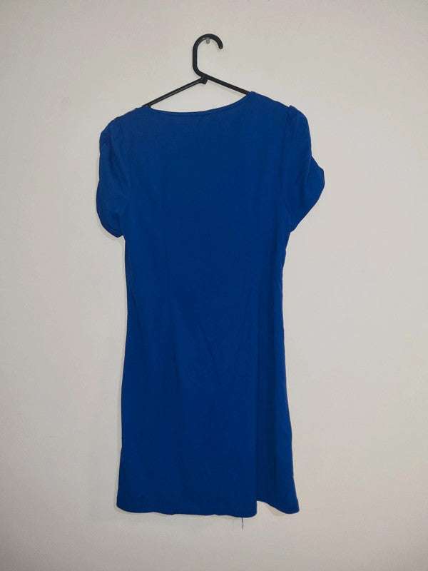 XL BLUE/FLORAL DRESS