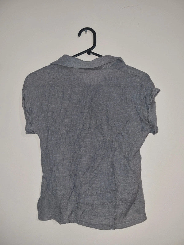SMALL WOMENS GREY SLEEVELESS TOP
