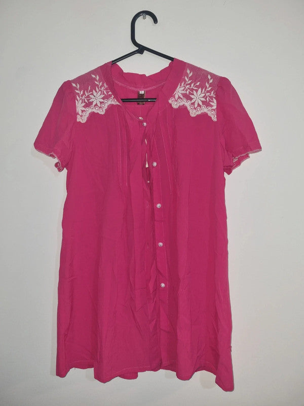 XL WOMENS PINK MATERNITY TOP