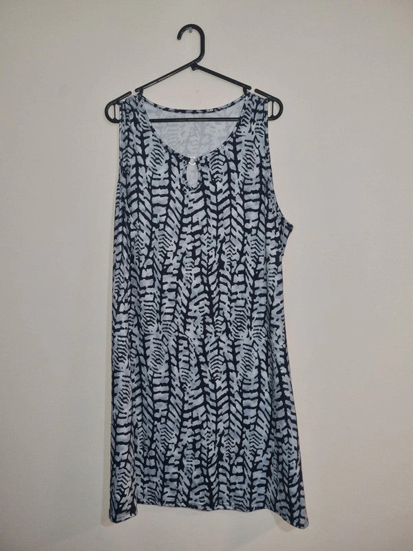 XL ZEBRA PRINT DRESS
