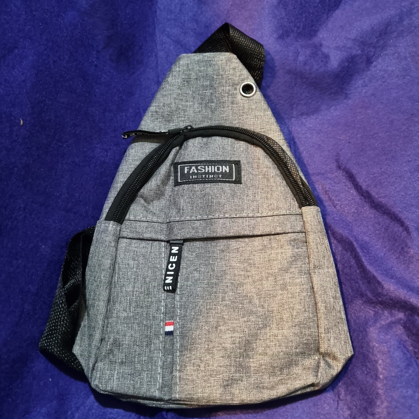 Medium grey sling bag