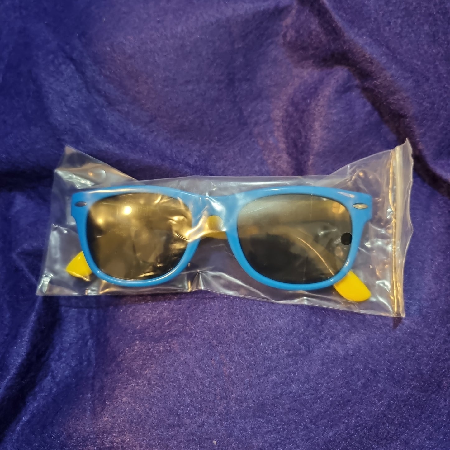 Childrens's blue/yellow polarized sunglasses