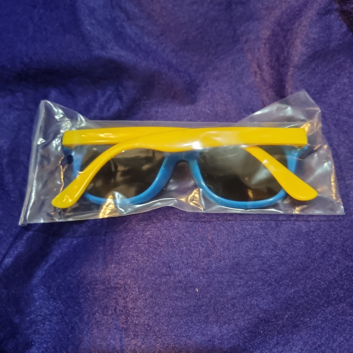 Childrens's blue/yellow polarized sunglasses
