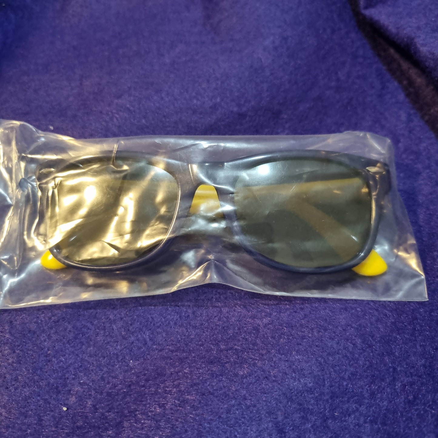 Childrens's blue/yellow polarized sunglasses