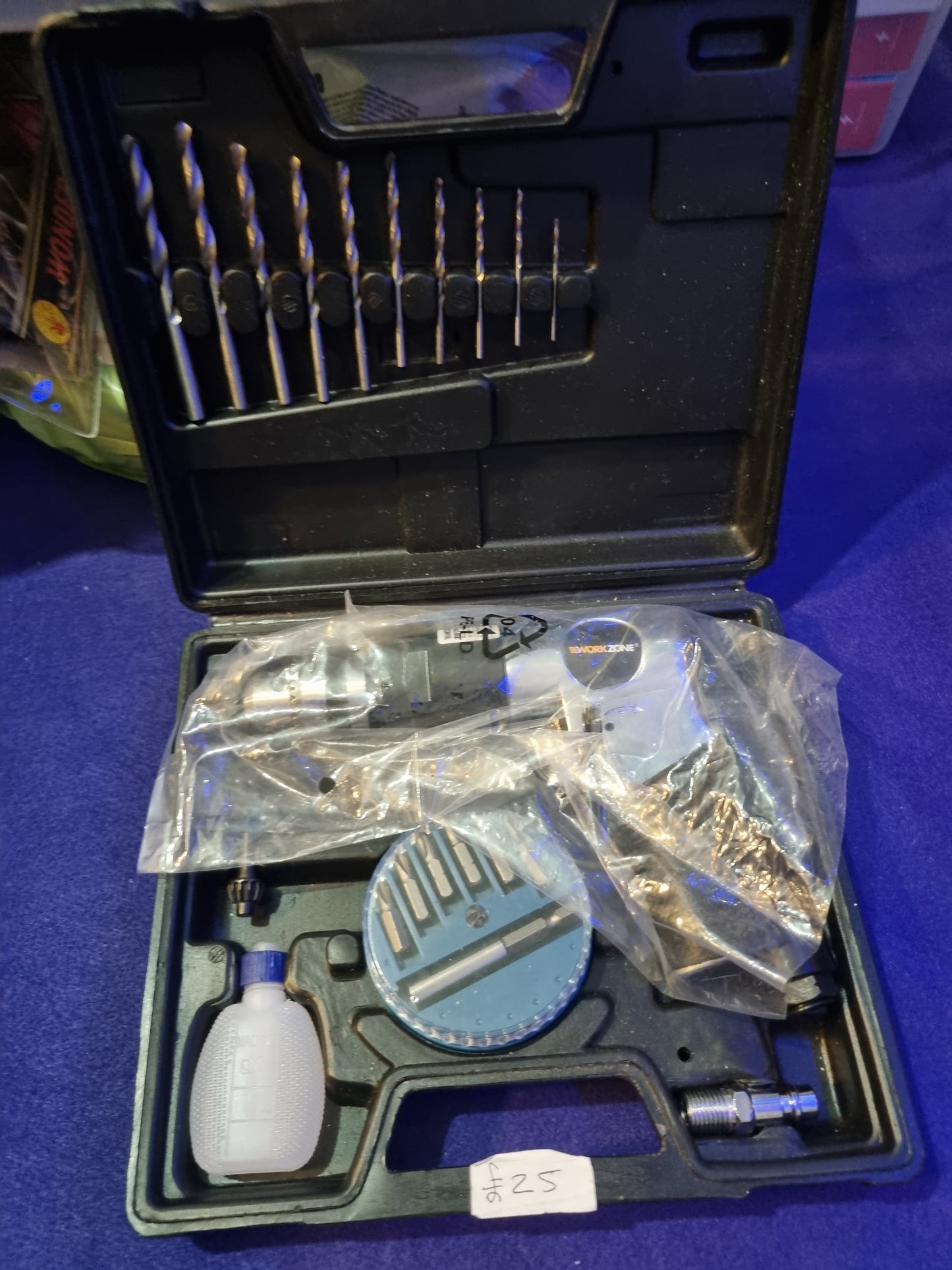 Compact drill for air compressor