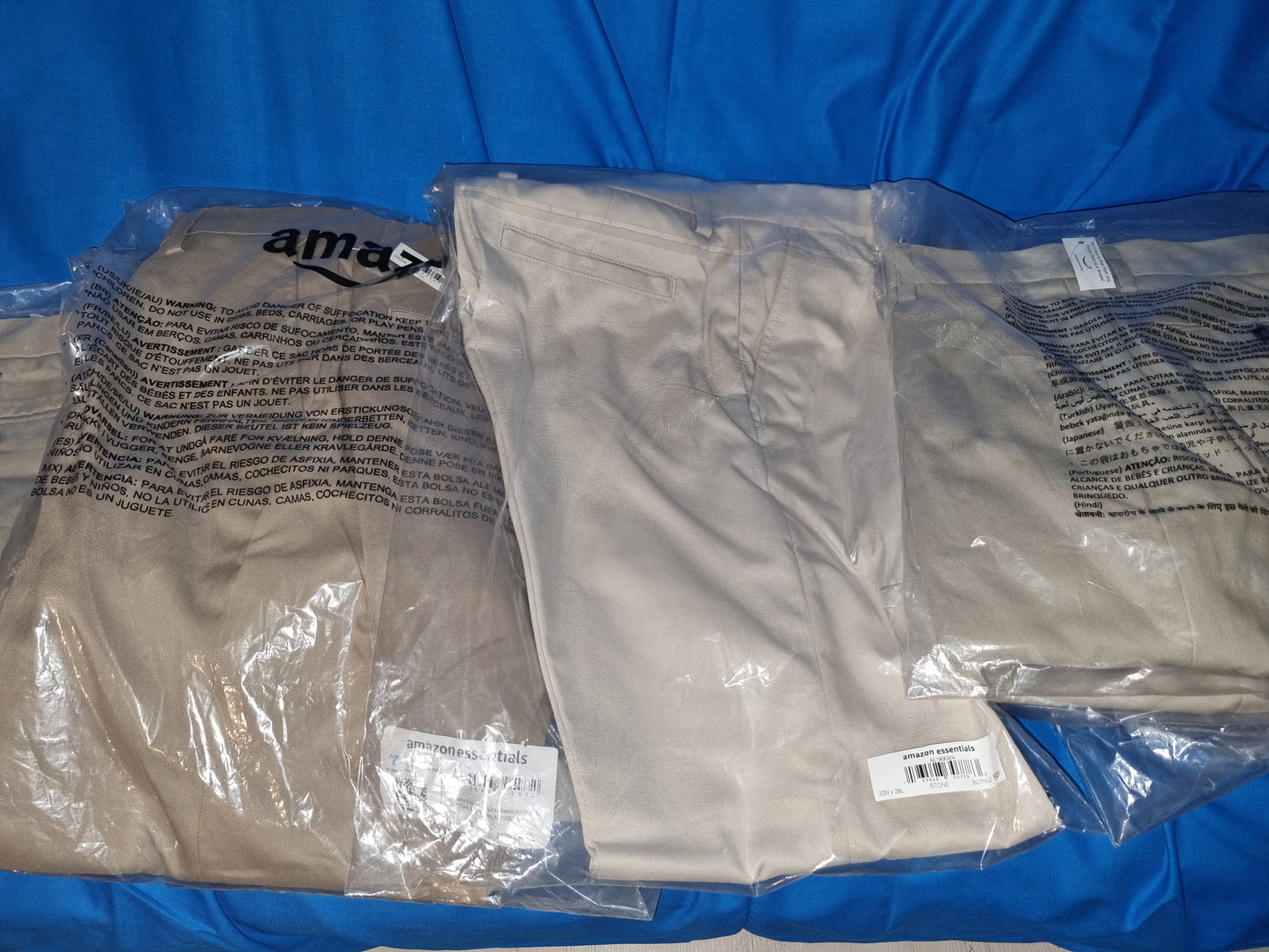 MENS KHAKI'S STONE SIZE 32W X 28L