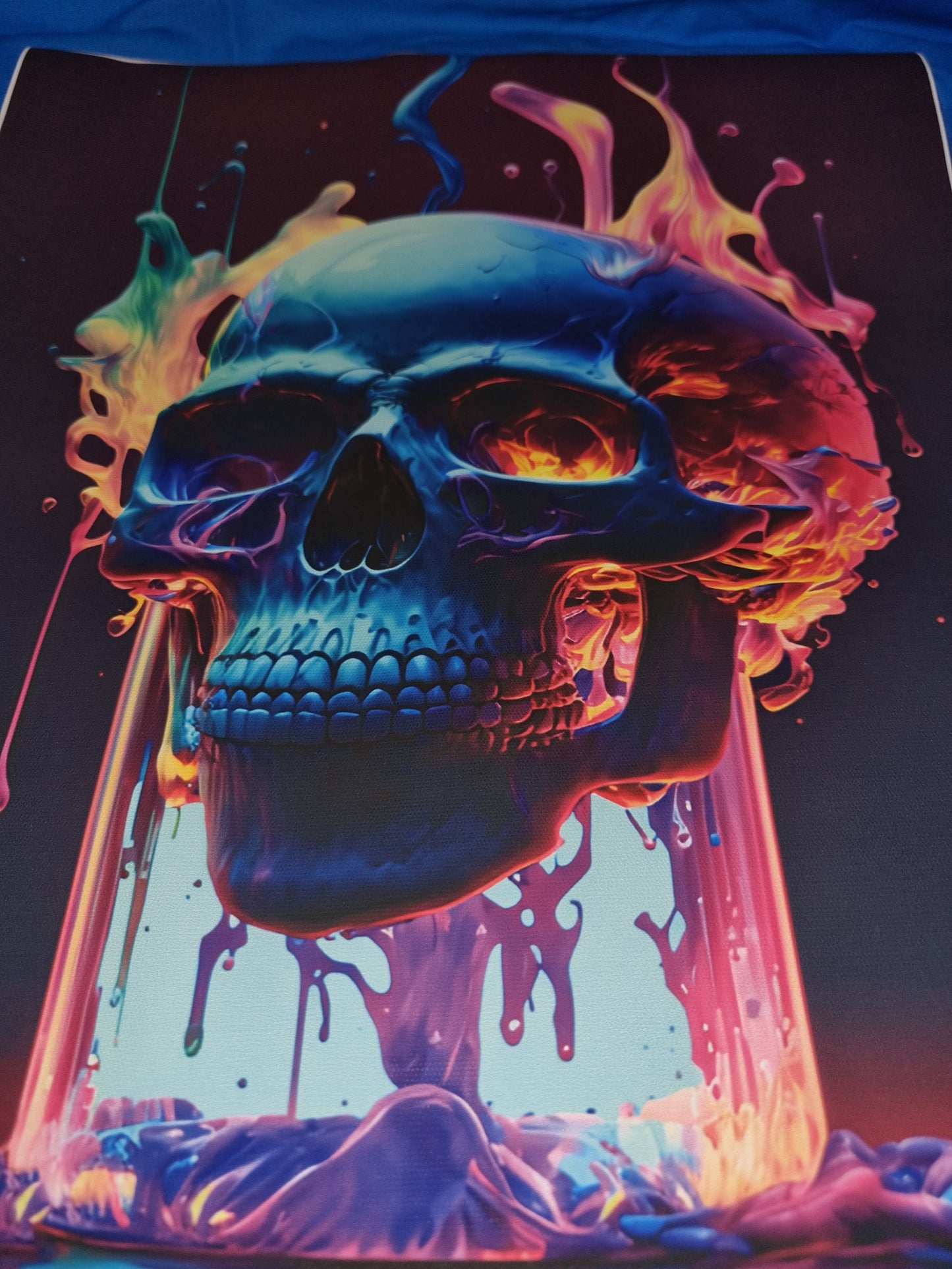 MOLTEN FIRE SKULL CANVASS
