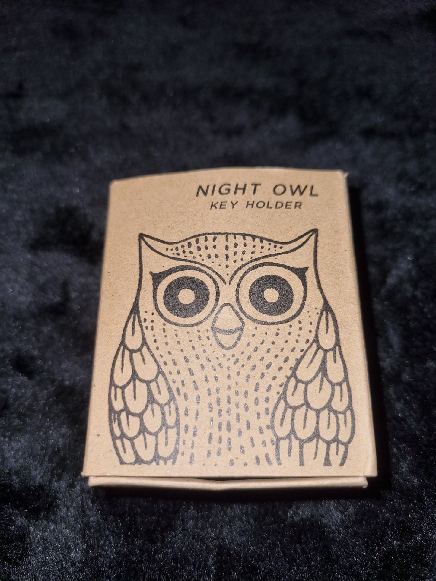 WHITE NIGHT OWL KEY HOLDER