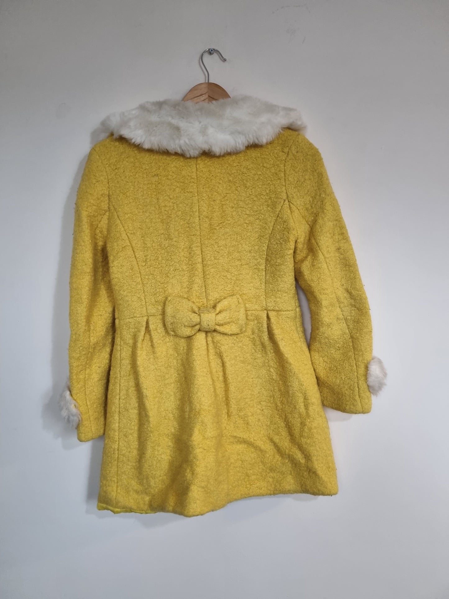 Women's small yellow coat