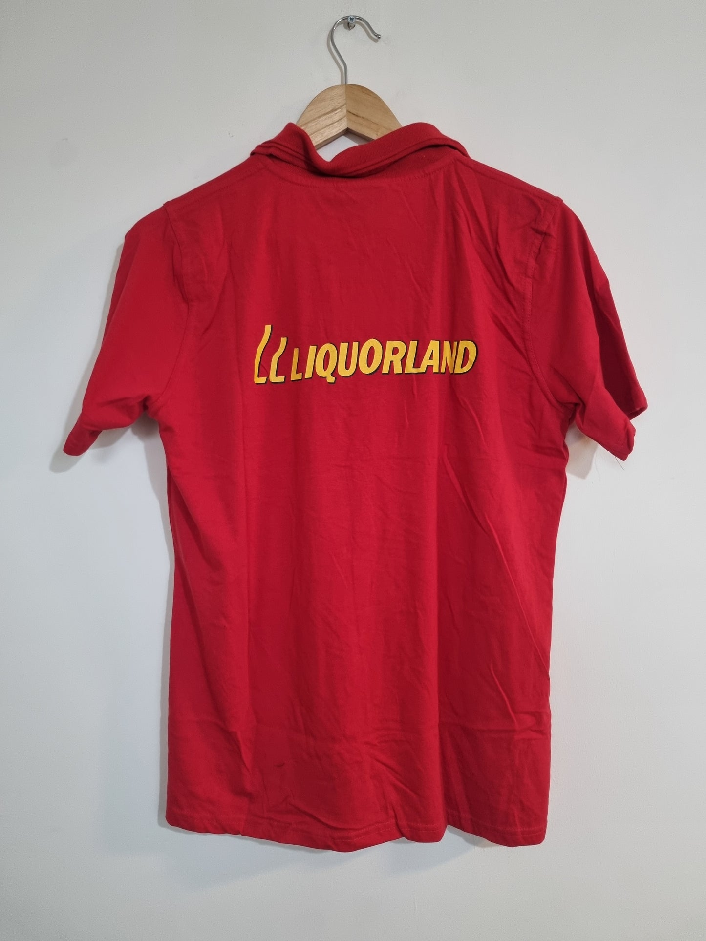 Mens medium liquorland polo-shirt