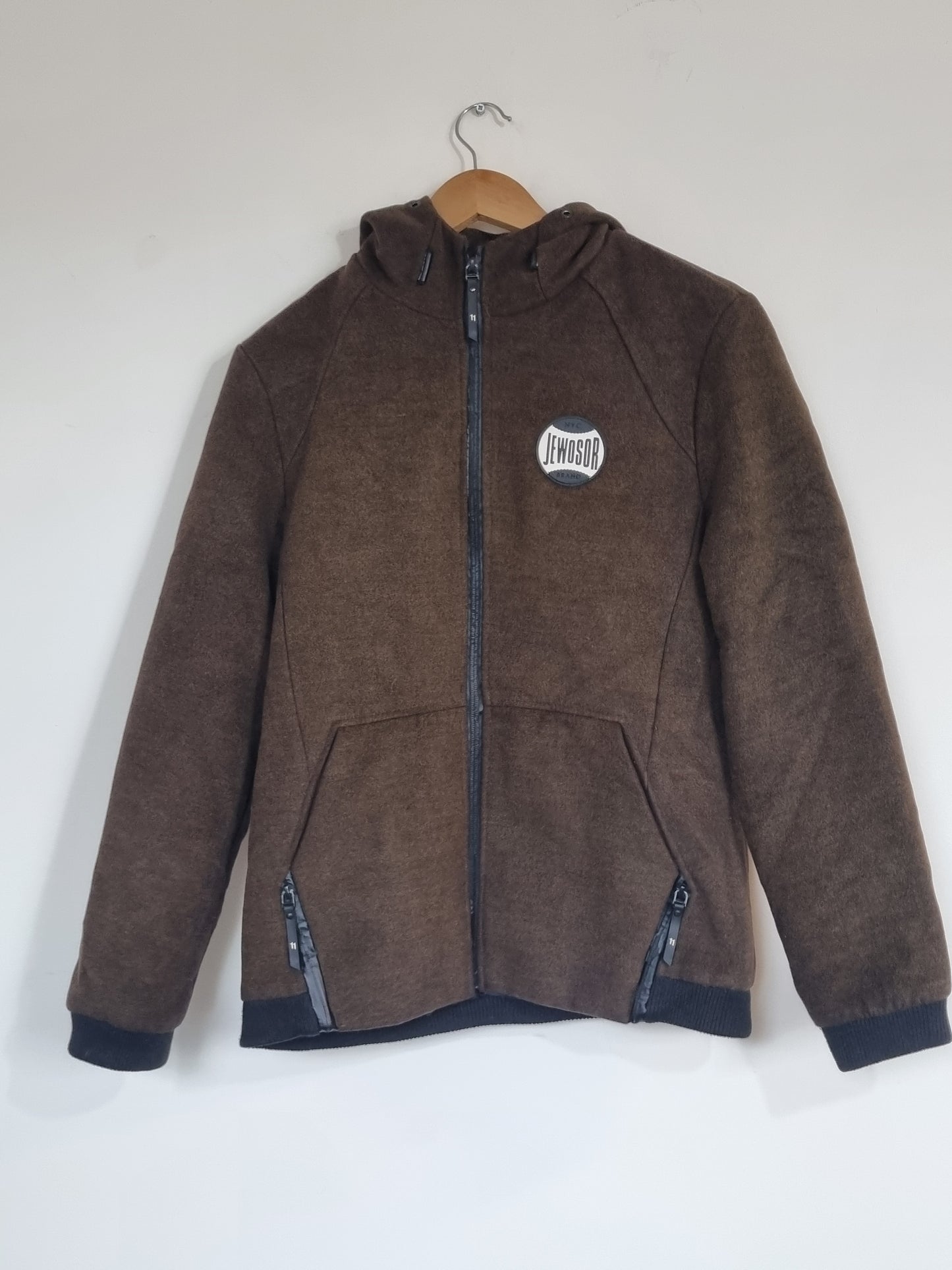 men's medium brown coat