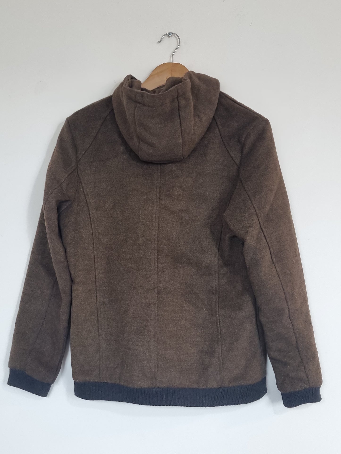men's medium brown coat