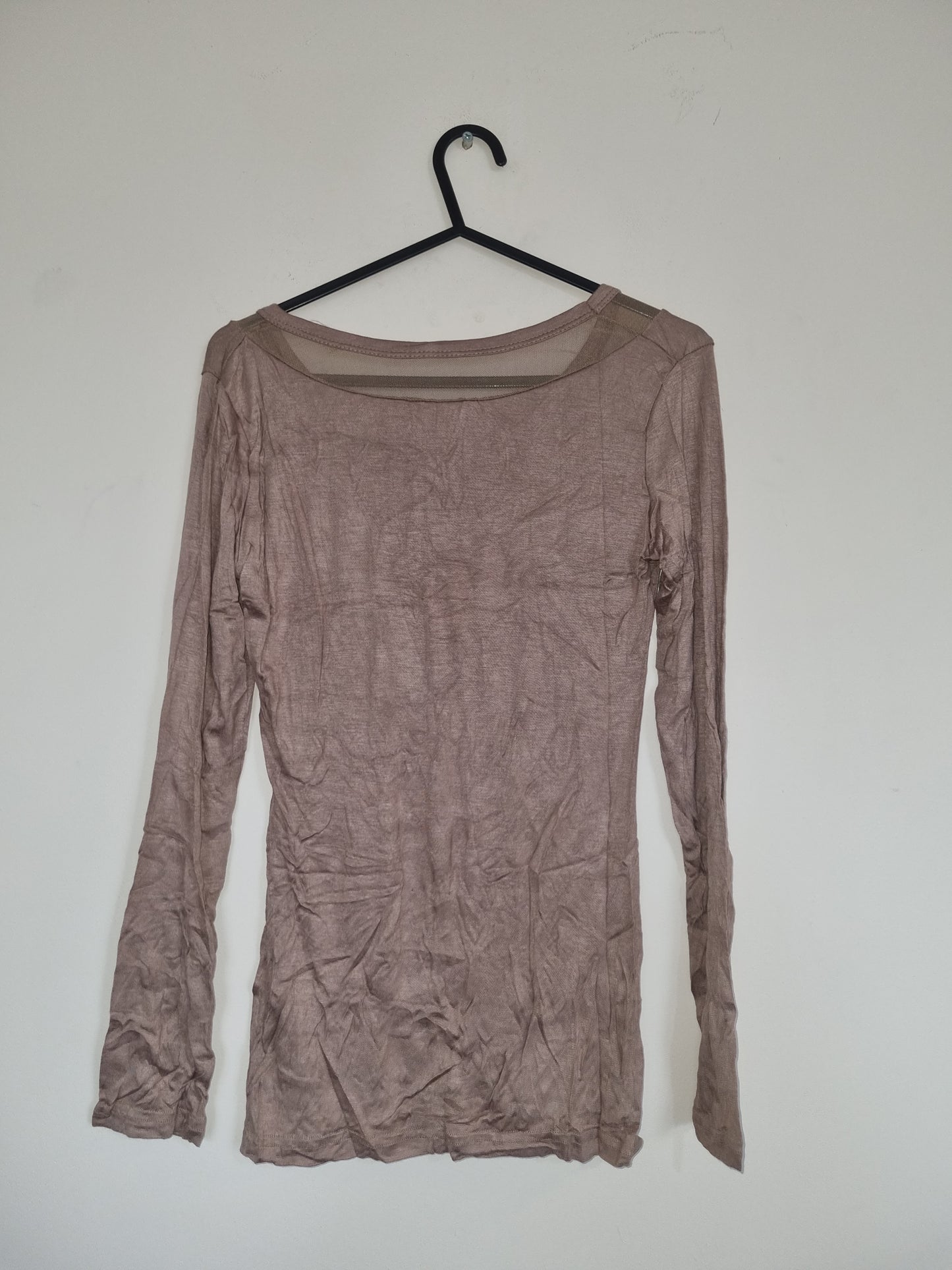 Women's Small Bronze Long Sleeved Top