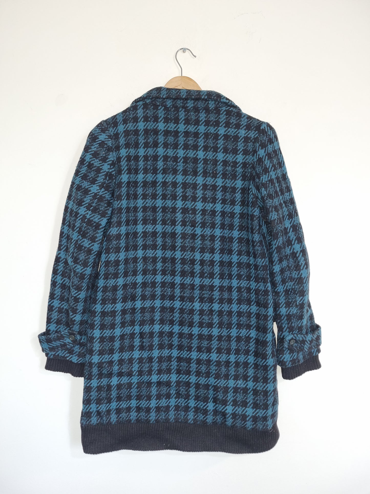 Women's Medium Black/Green Coat