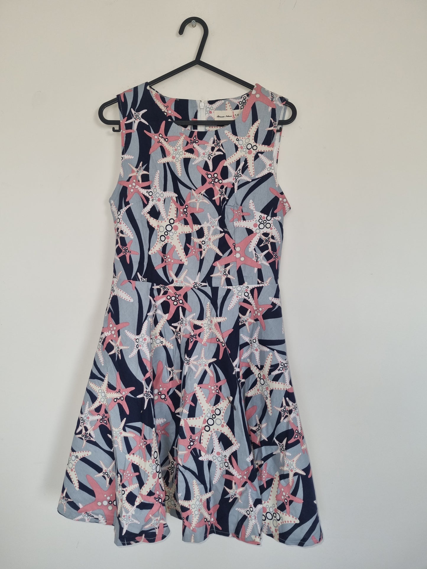 Teenager/XSmall Women Blue Star Fish Dress