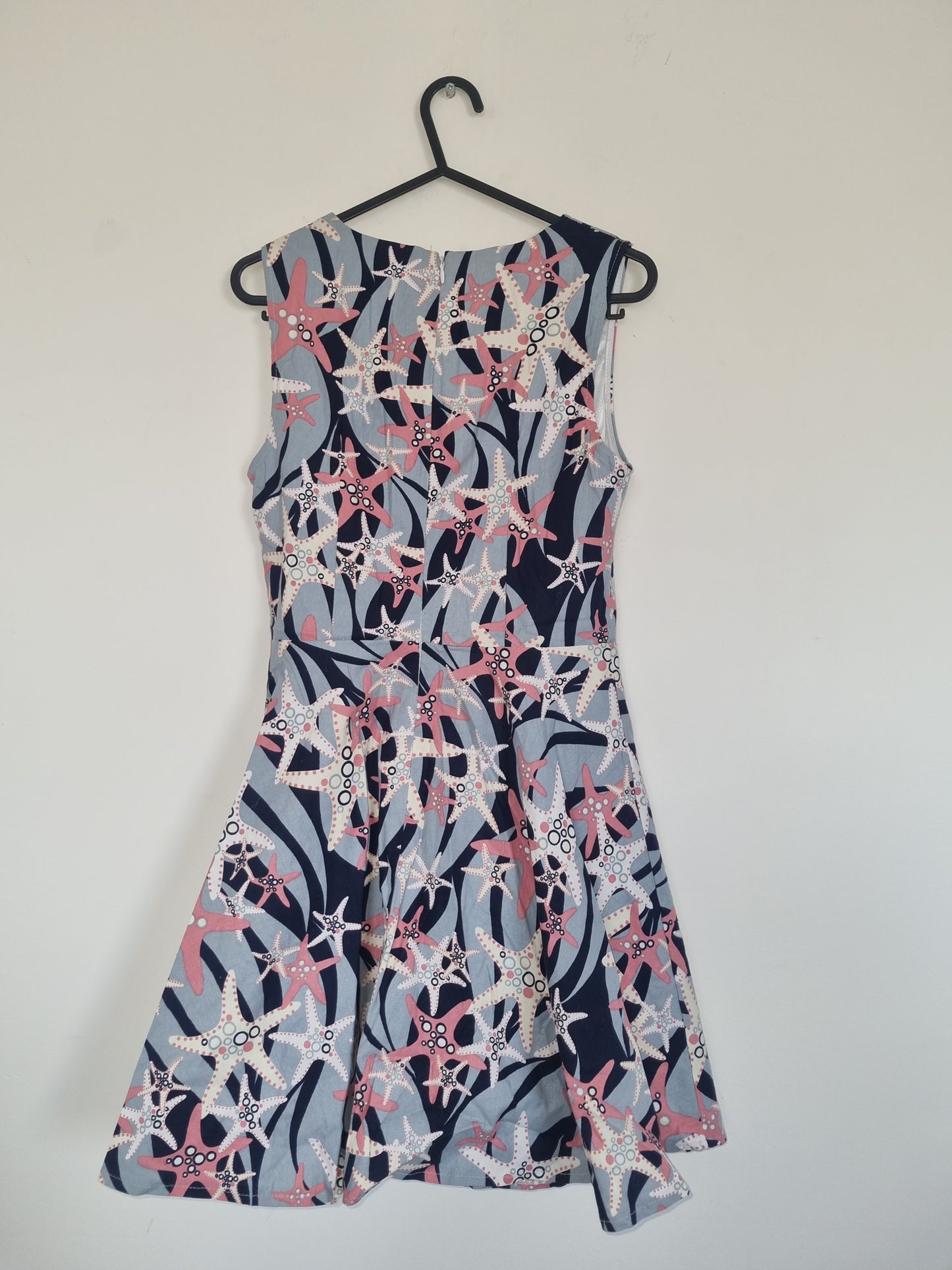 Teenager/XSmall Women Blue Star Fish Dress