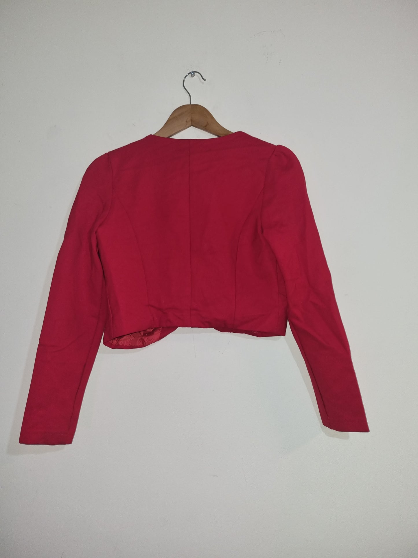 Women's Small/Medium Red Croppes Jacket