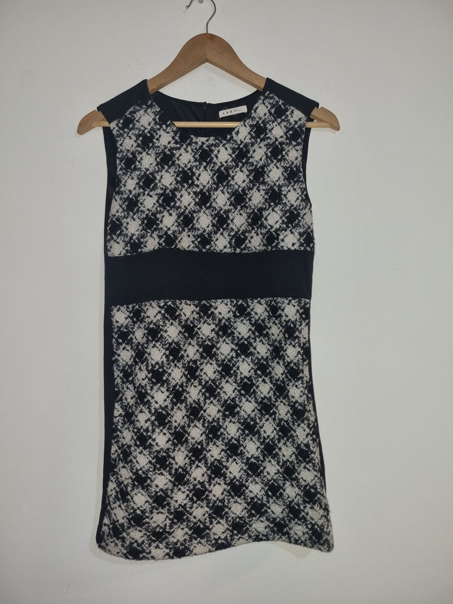 Women's Small Black/White Mini Dress