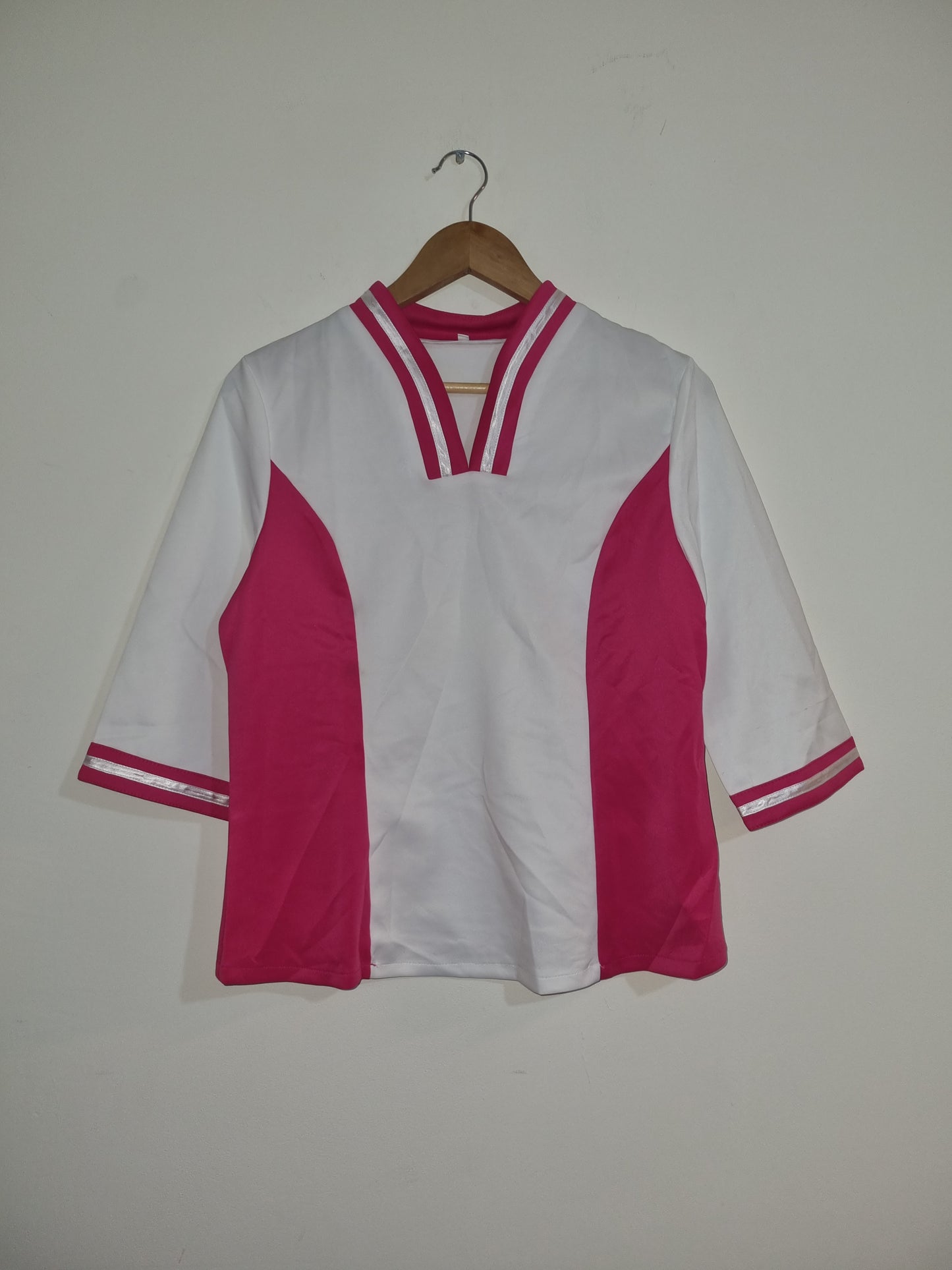 Women's Medium/Large White/Pink Tunic Too