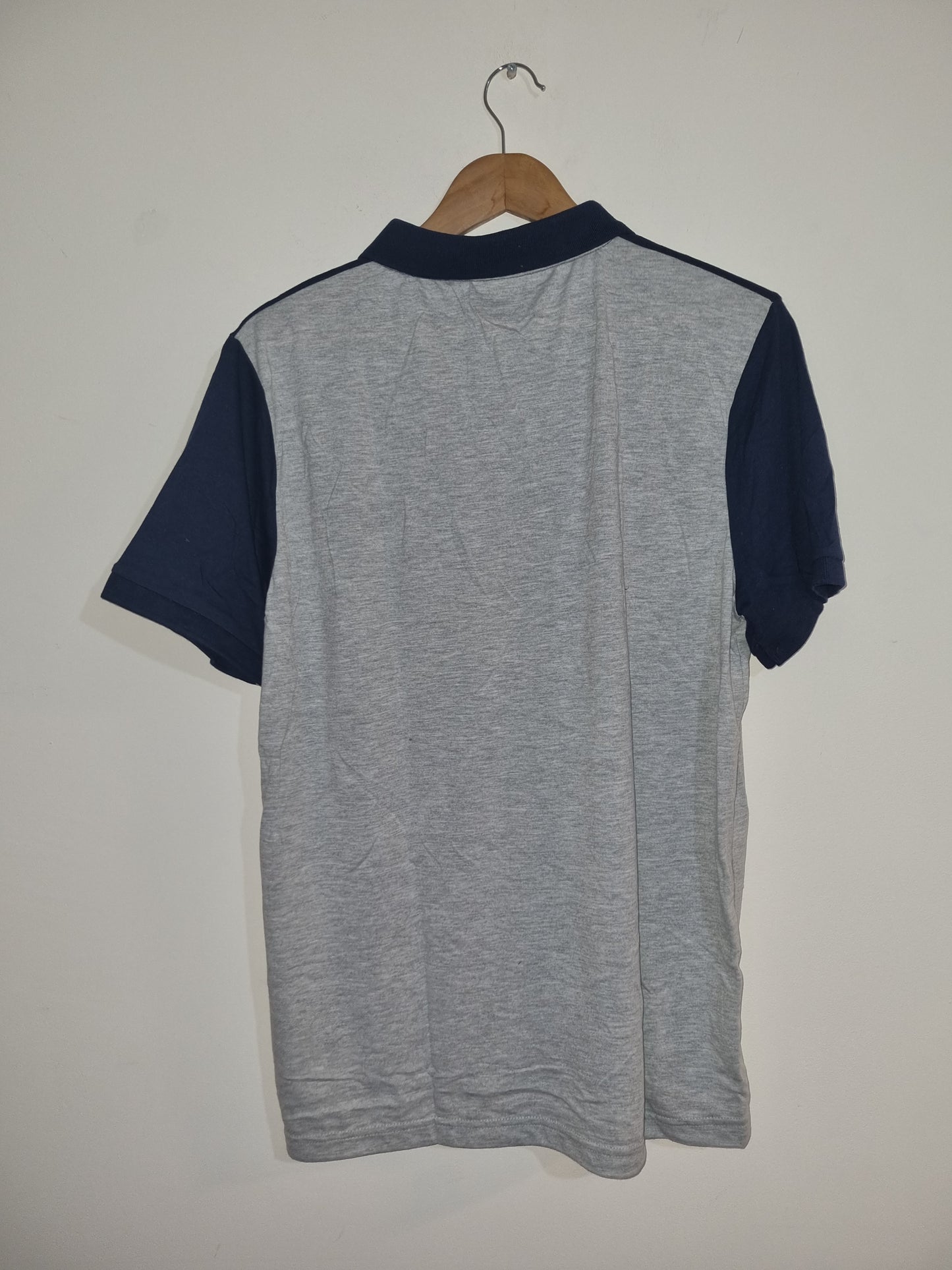 Adult Grey/Blue Polo Shirt
