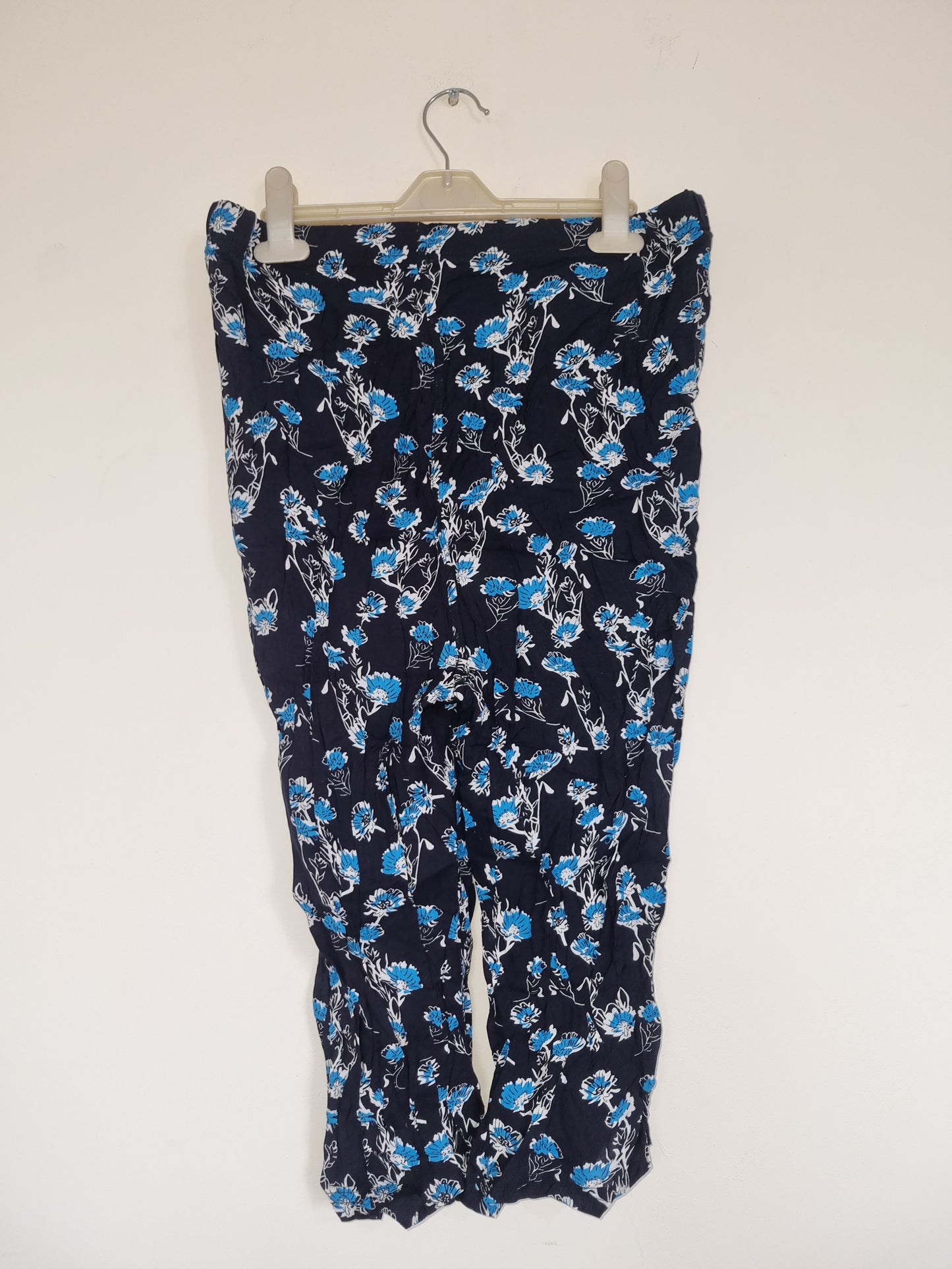 Women's Medium Blue/Floral Leggings