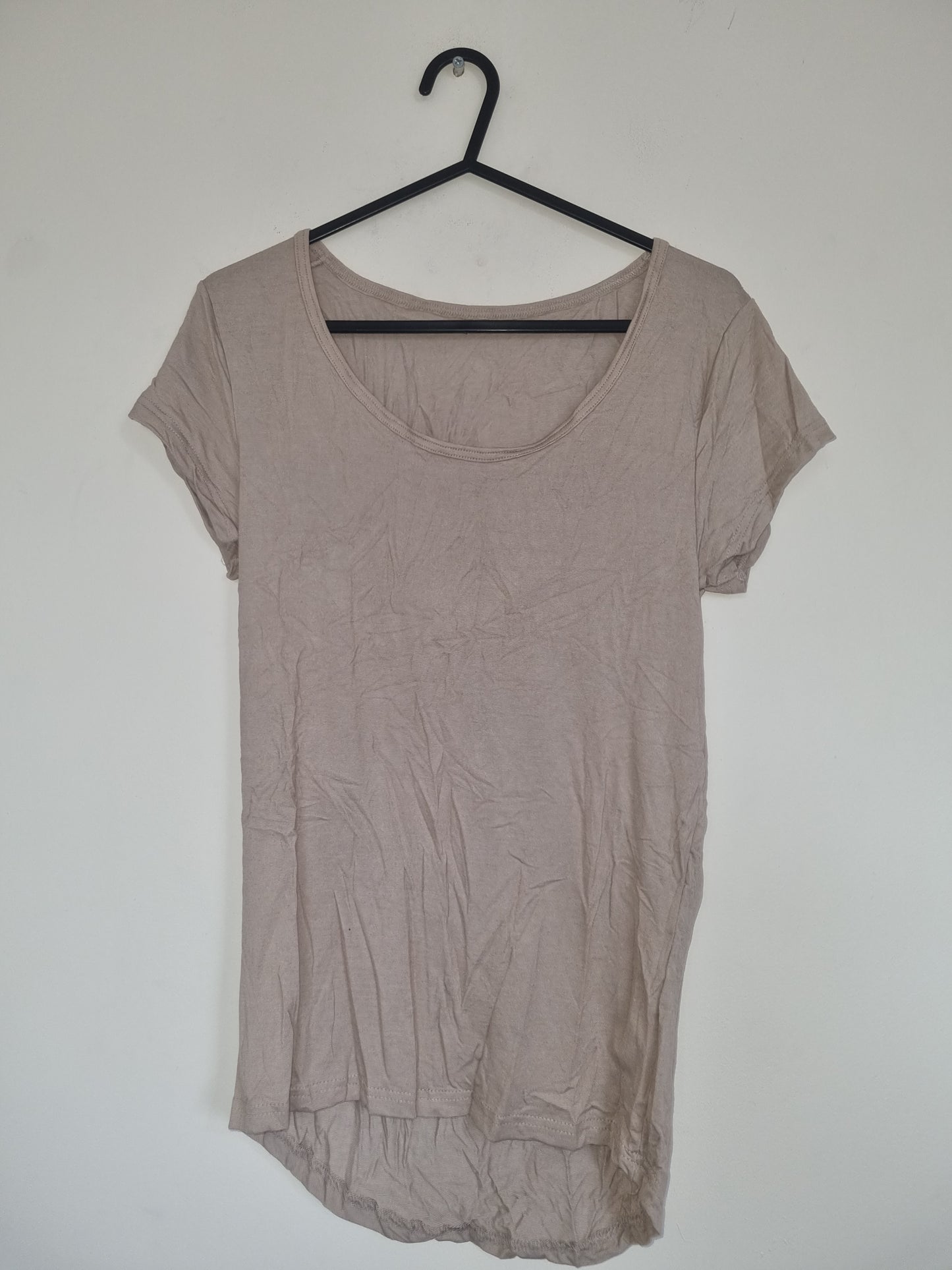 Women's Small/Medium Beige T-Shirt